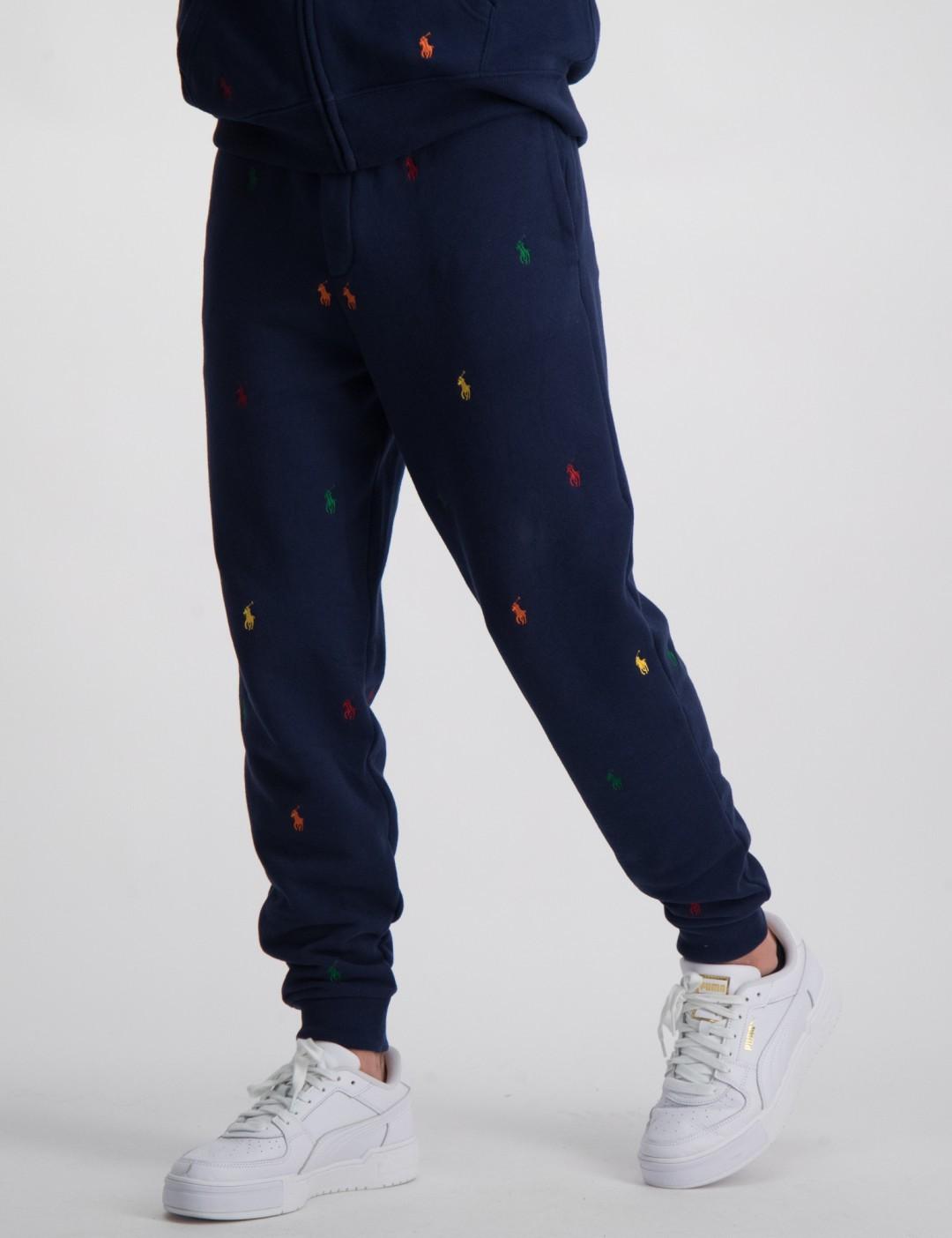 Blå Polo Pony Fleece Jogger Pant til Dreng