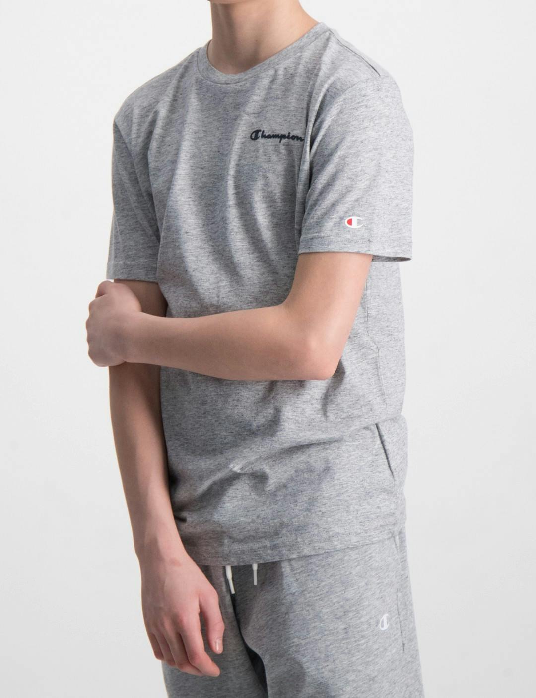 Grå Crewneck T-Shirt til Dreng | Brand Store