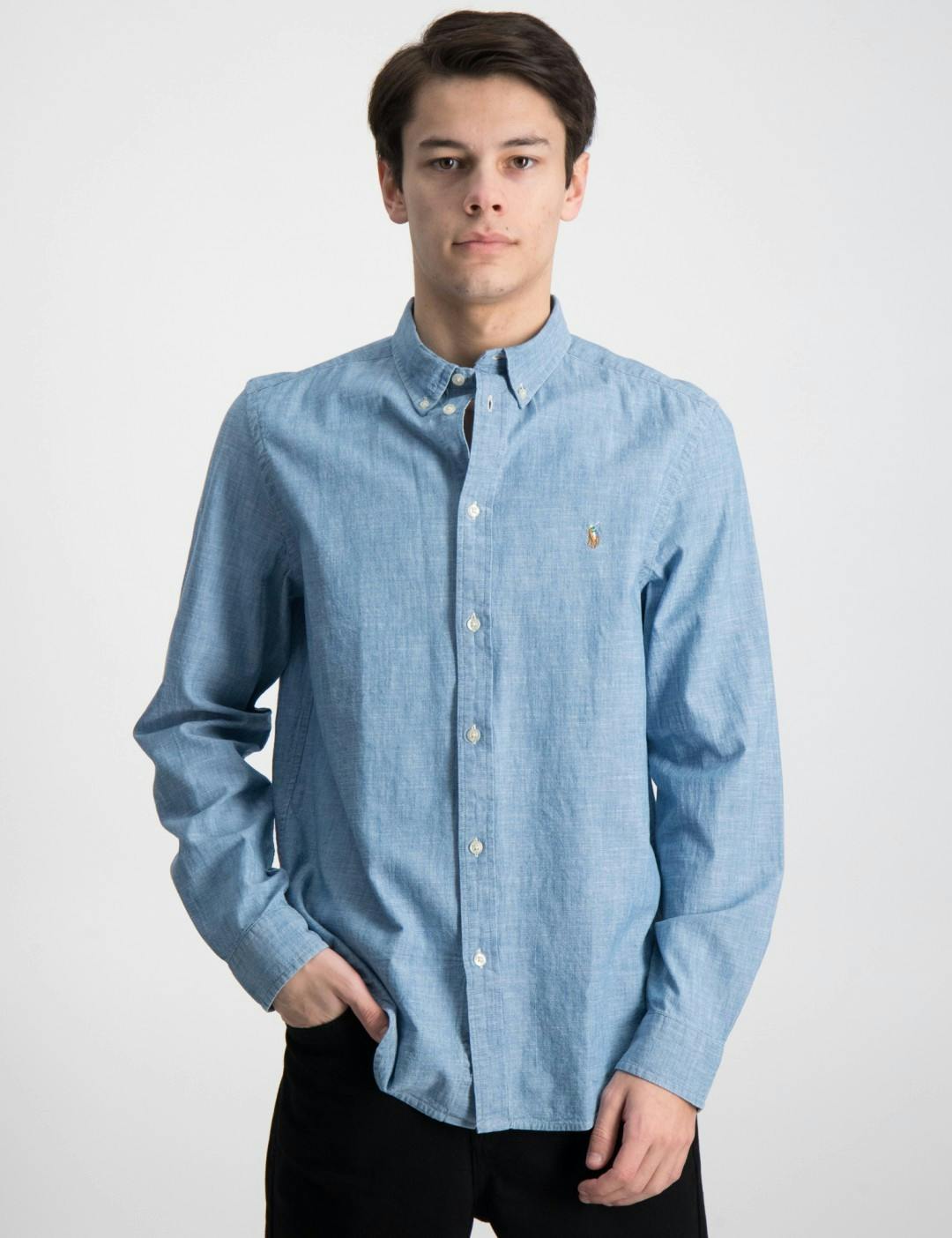 Blå Chambray Shirt til Dreng | Kids Brand Store