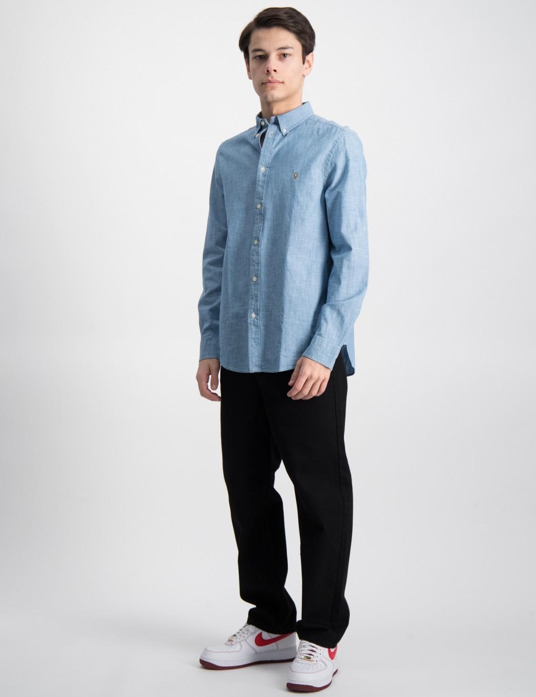 Cotton Chambray Shirt