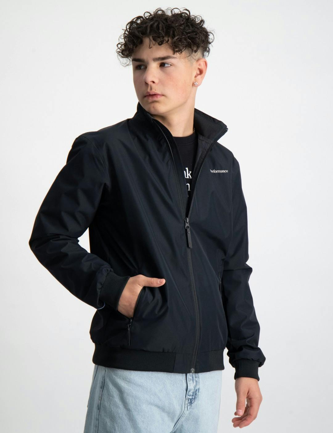 Klappe helt bestemt pude Sort Jr Coastal Jacket til Dreng | Kids Brand Store