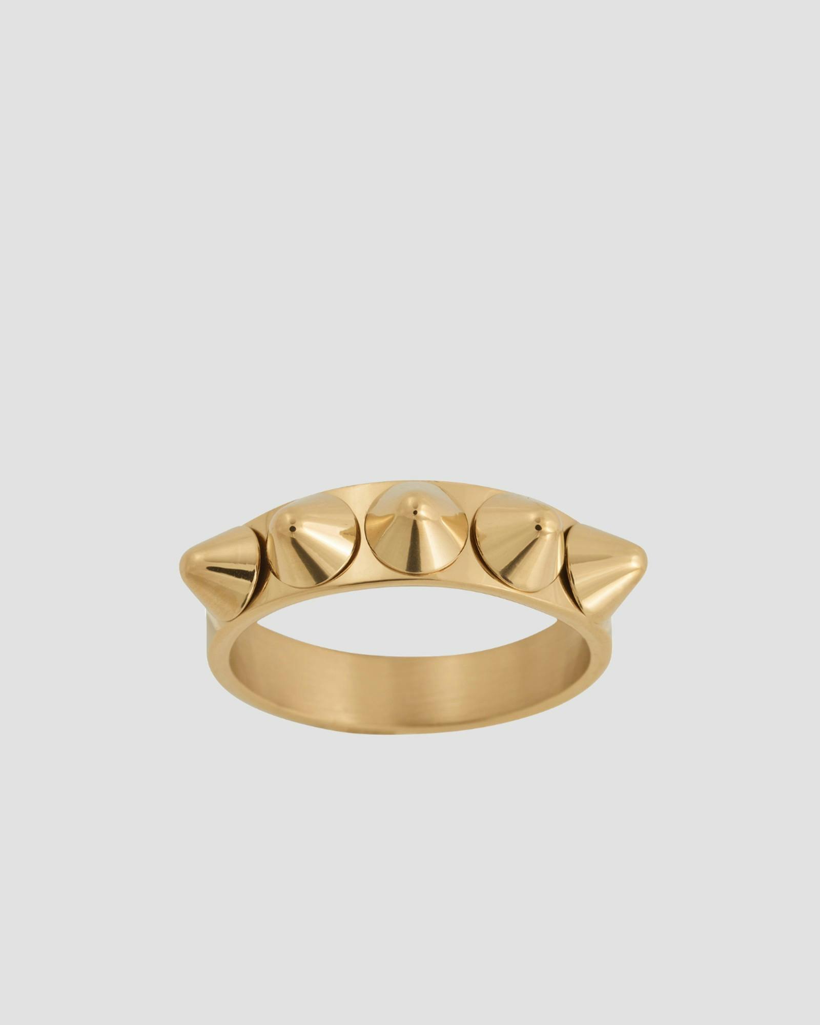 Peak Ring Single Gold