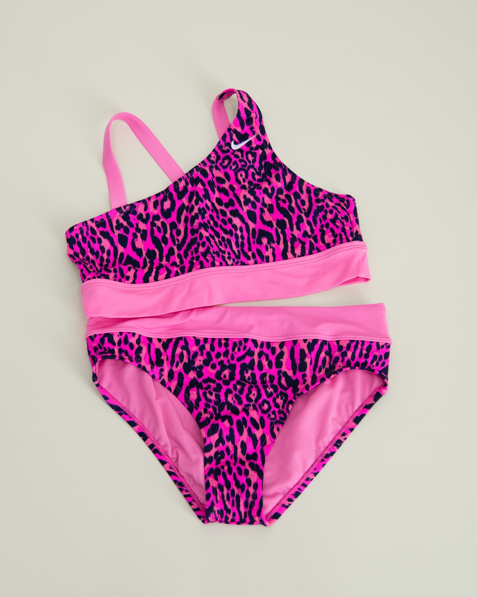 NIKE WILD Asymmetrical Top & Bikini Set