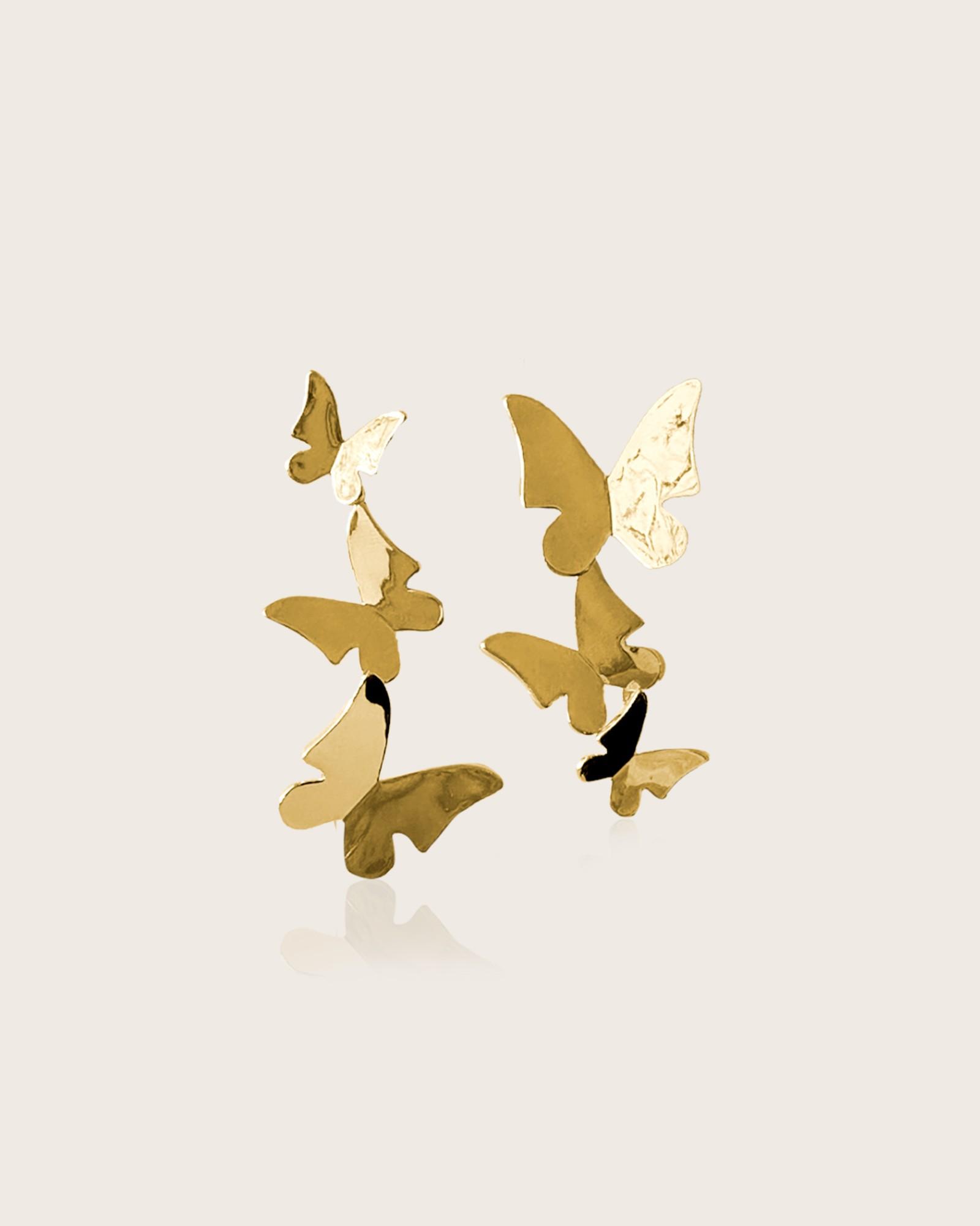 BUTTERFLY TWISTED EARRINGS