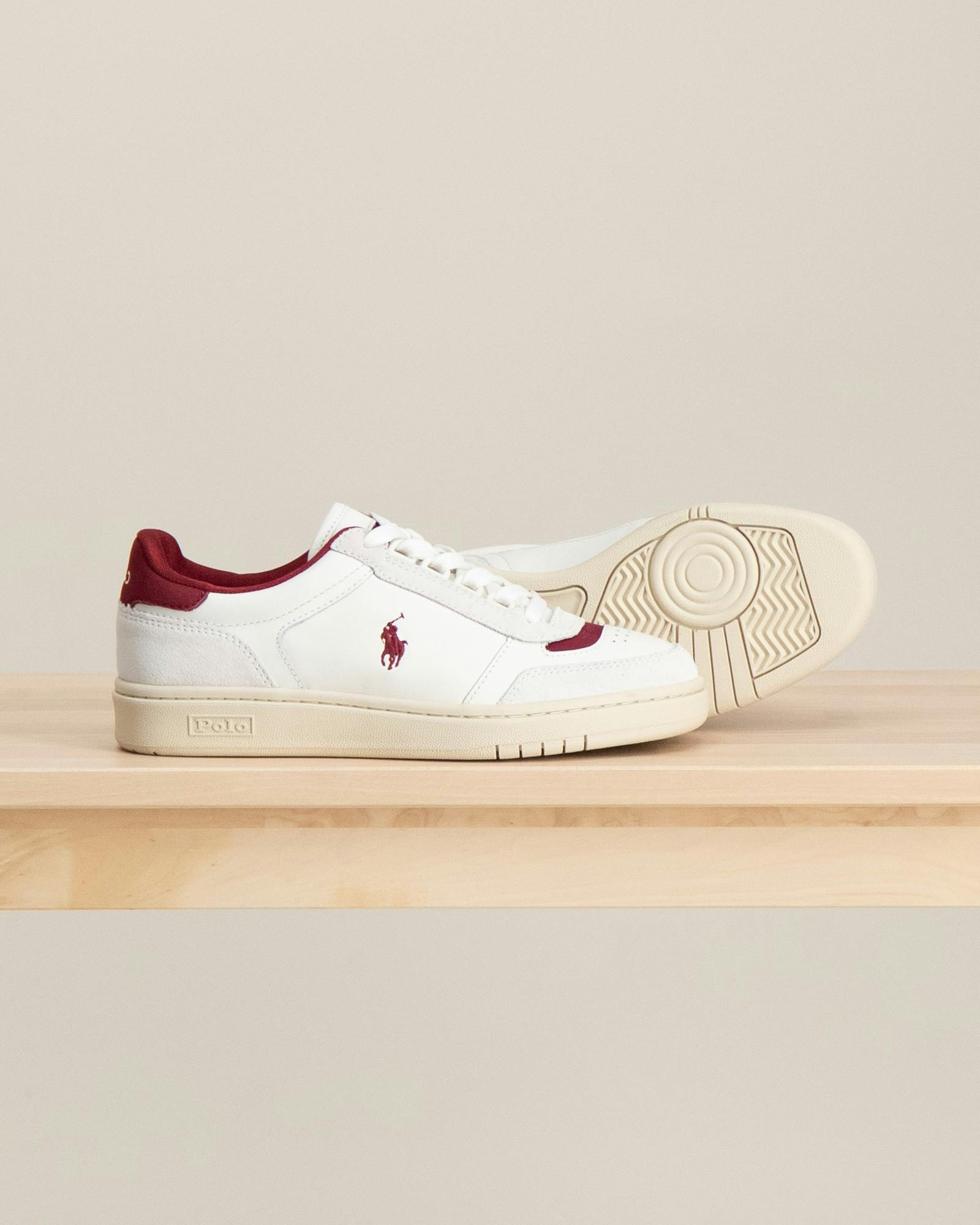 LEATHER/SUEDE-POLO CRT SPT-SK-LTL