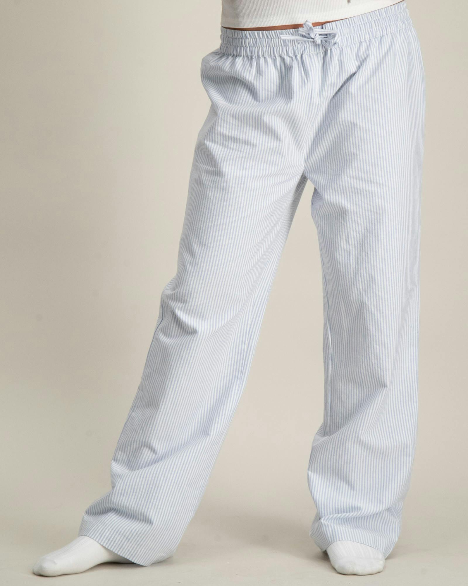 Riley Organic Cotton Classic Striped Pajama Pants