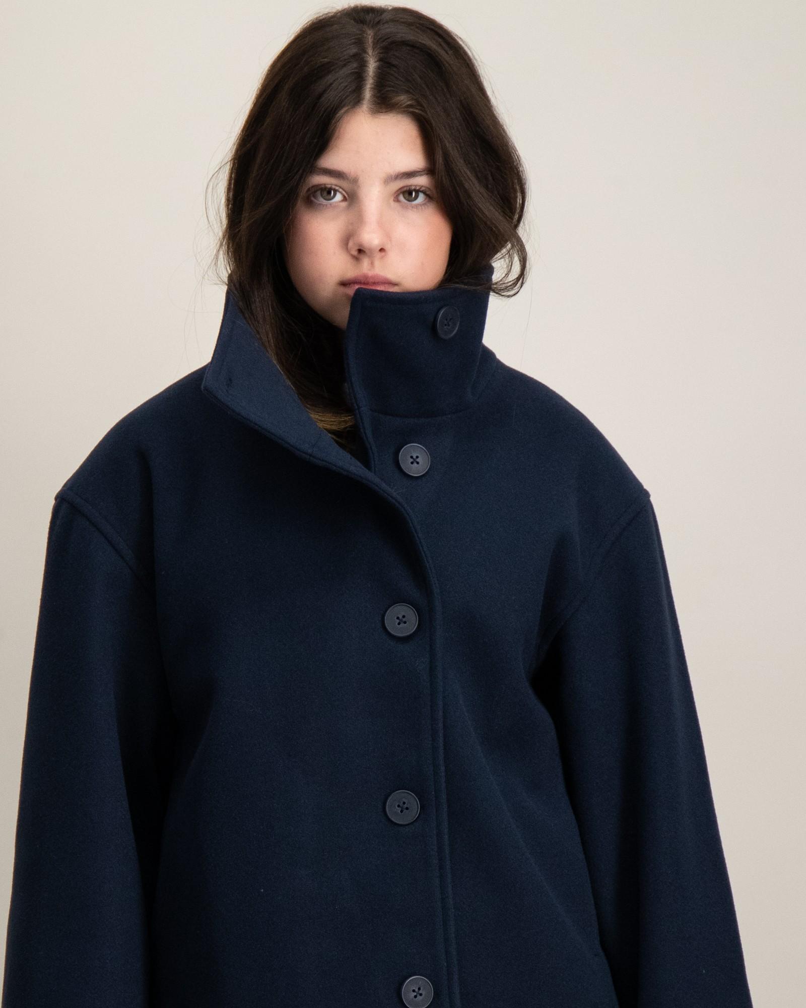 High Collar Coat