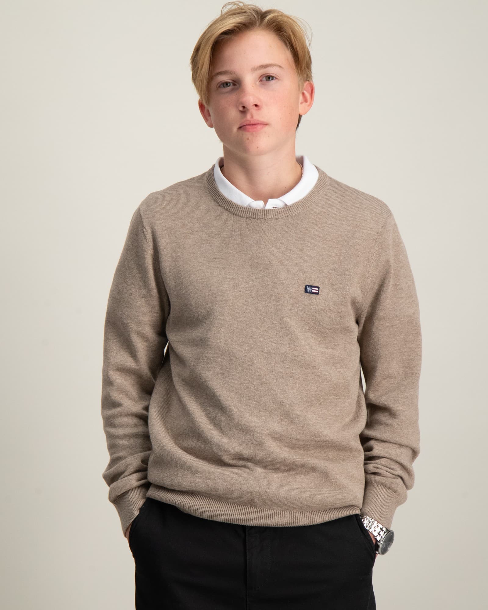 Brayden Cotton Crew Sweater