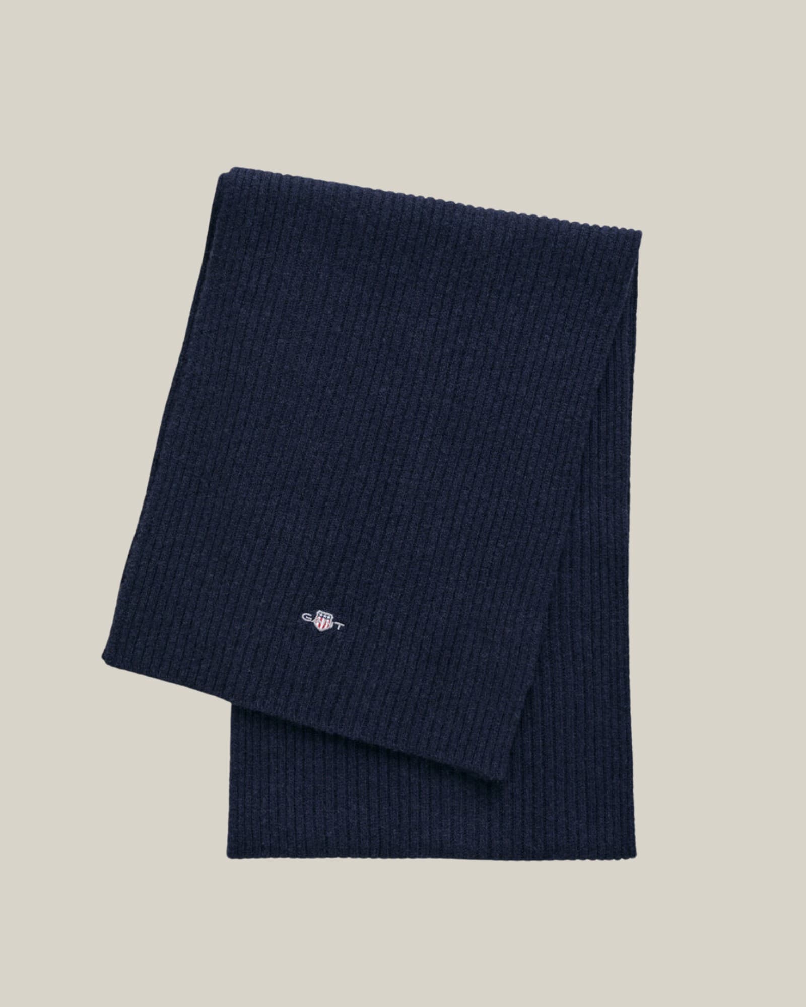 SHIELD WOOL KNITTED SCARF