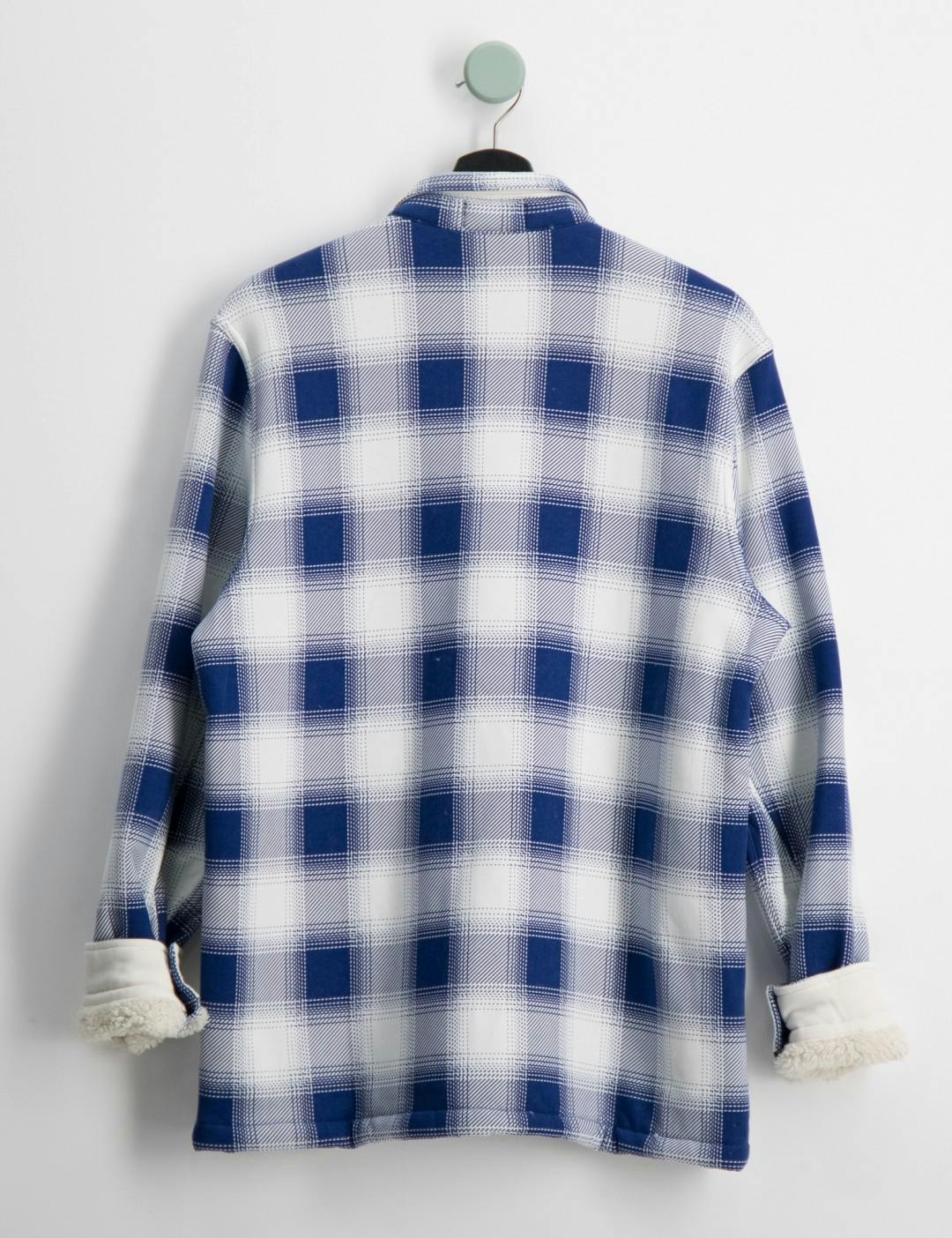 Plaid Cotton Fleece Shirt