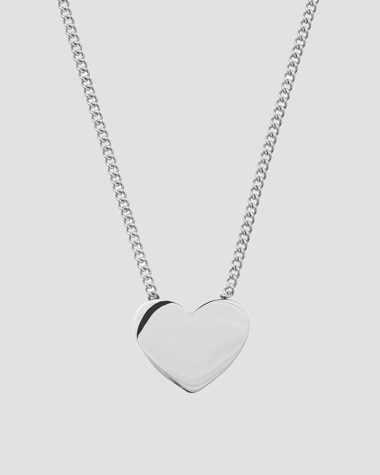 Pure Heart Necklace Steel