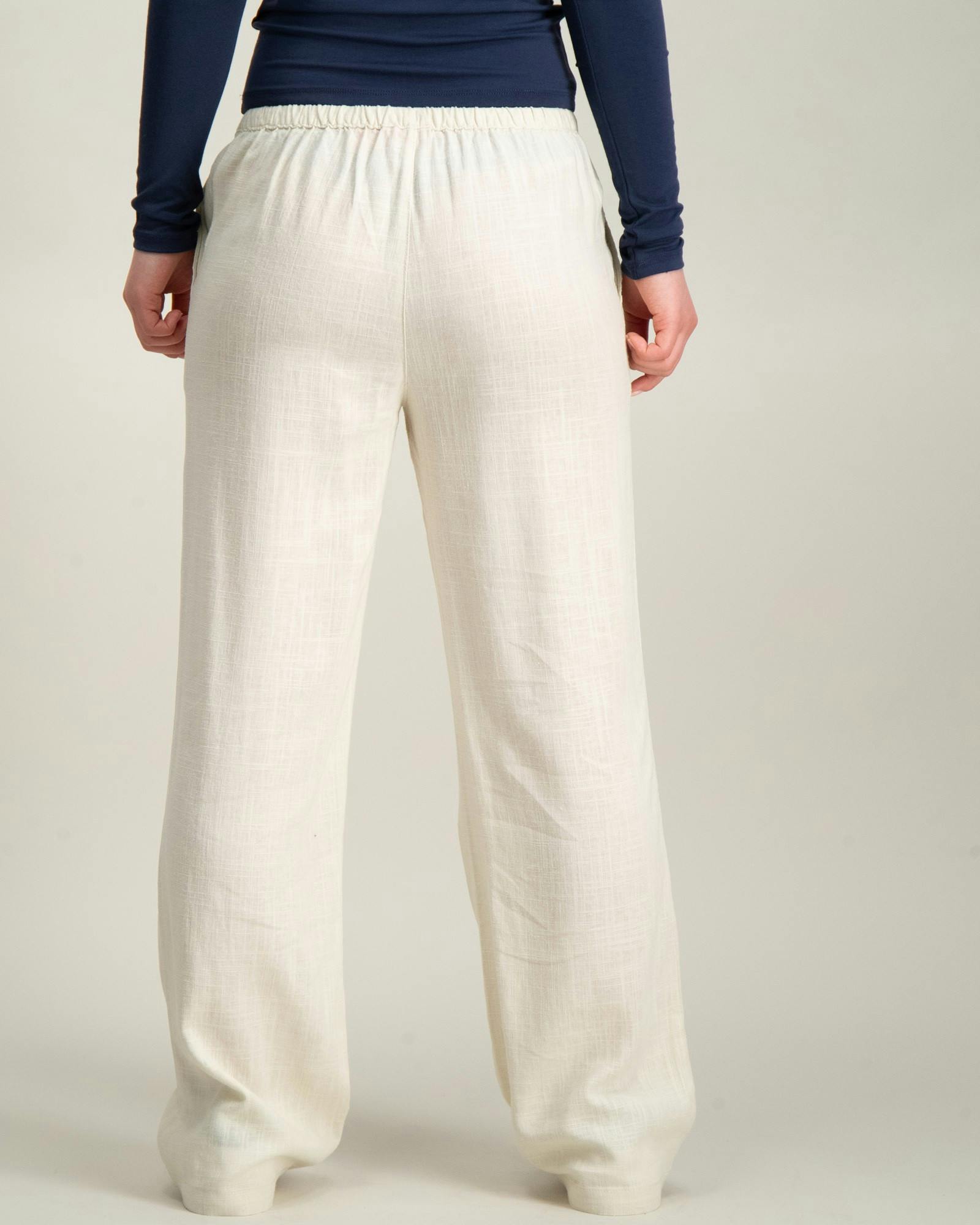 Structure Straight Linen Pant
