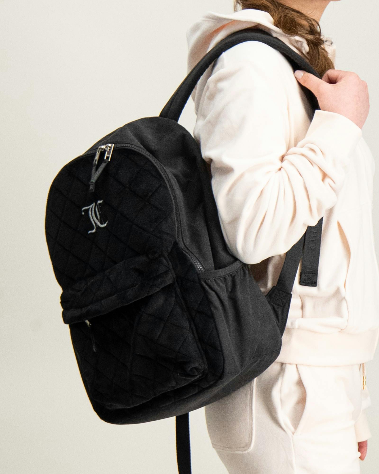 Juicy Quilted Velour Backpack